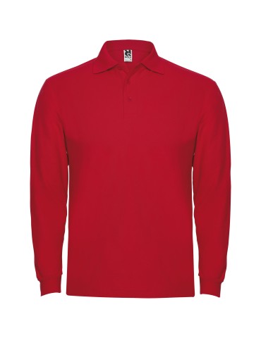 Polo de 220 g/m² Estrella à manches longues pour homme