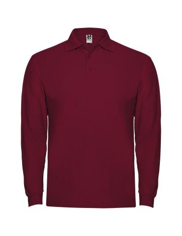 Polo de 220 g/m² Estrella à manches longues pour homme
