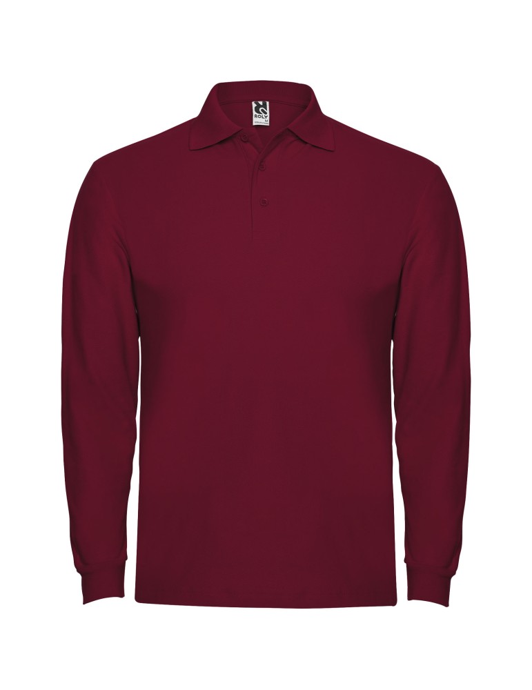 Polo de 220 g/m² Estrella à manches longues pour homme