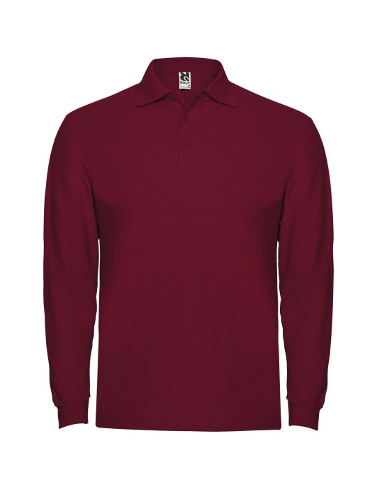 Polo de 220 g/m² Estrella à manches longues pour homme
