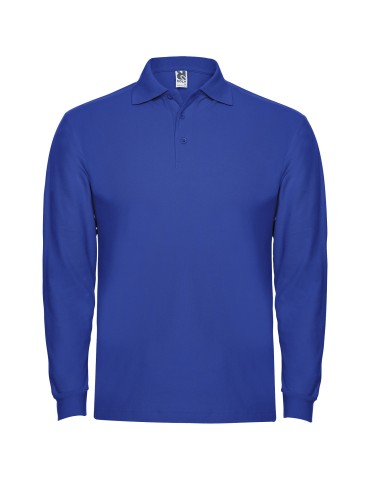 Polo de 220 g/m² Estrella à manches longues pour homme