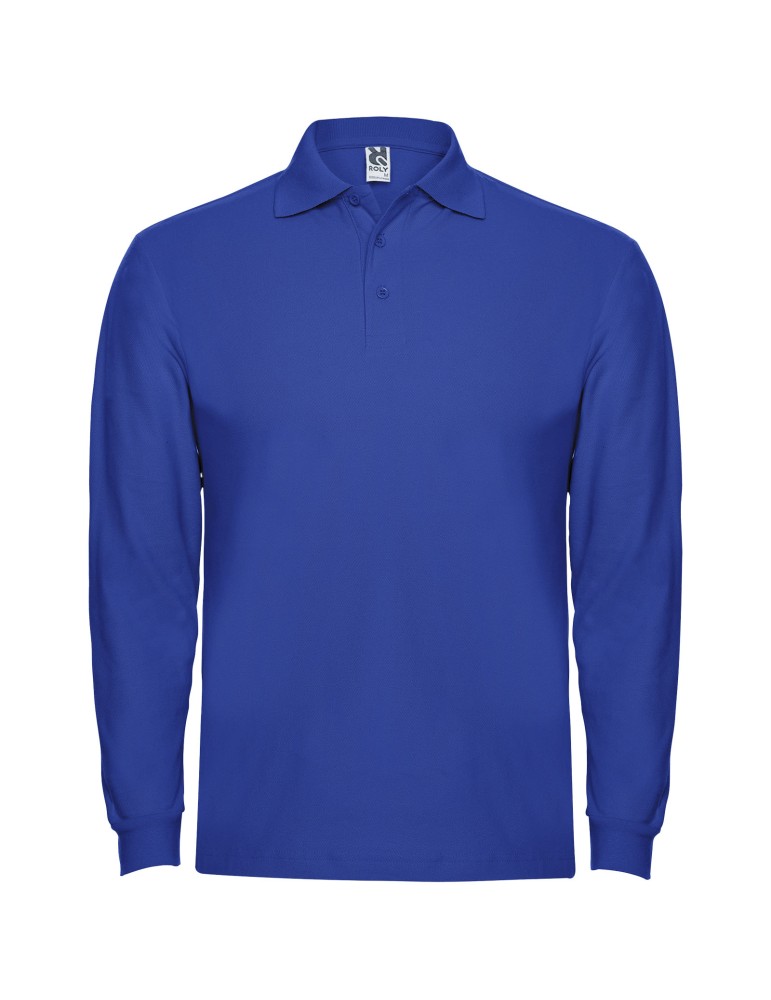 Polo de 220 g/m² Estrella à manches longues pour homme