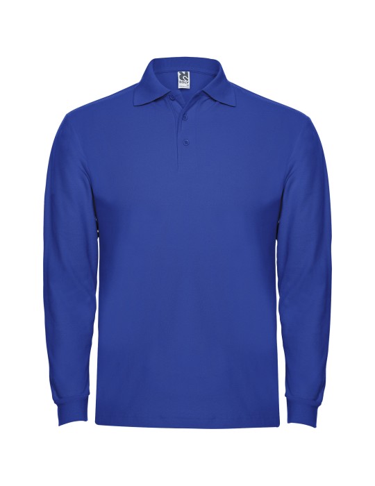 Polo de 220 g/m² Estrella à manches longues pour homme