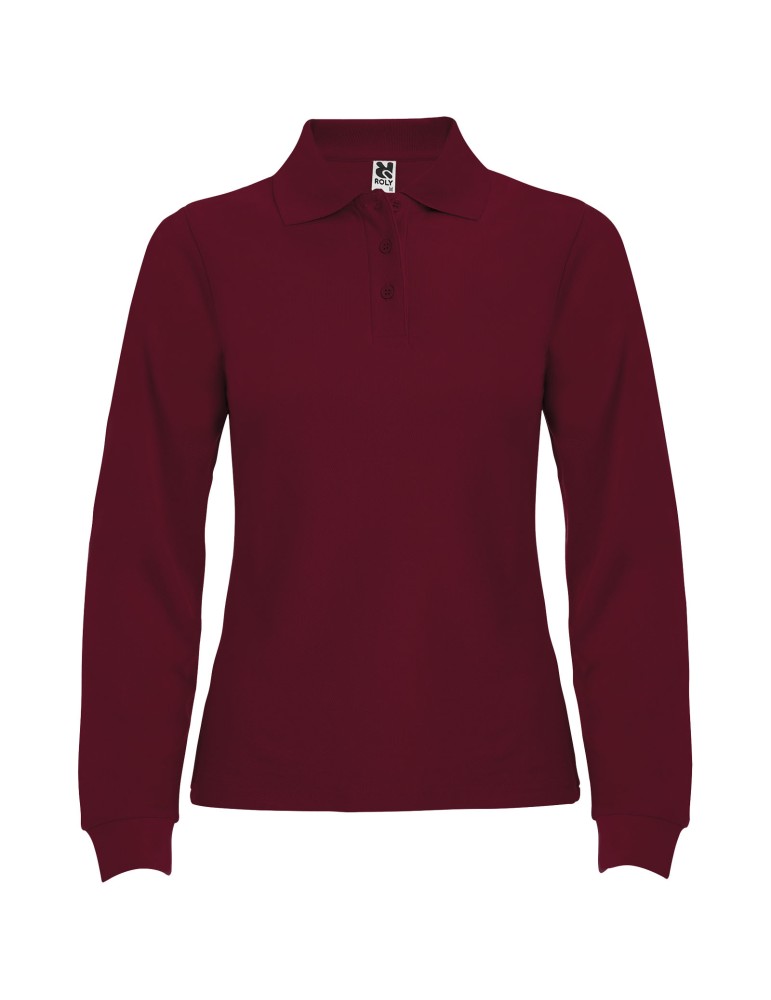 Polo de 220 g/m² Estrella à manches longues pour femme