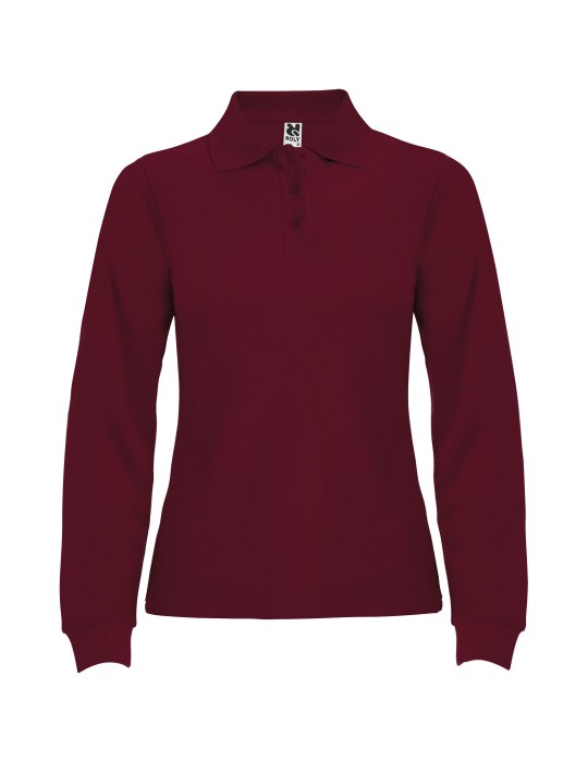Polo de 220 g/m² Estrella à manches longues pour femme
