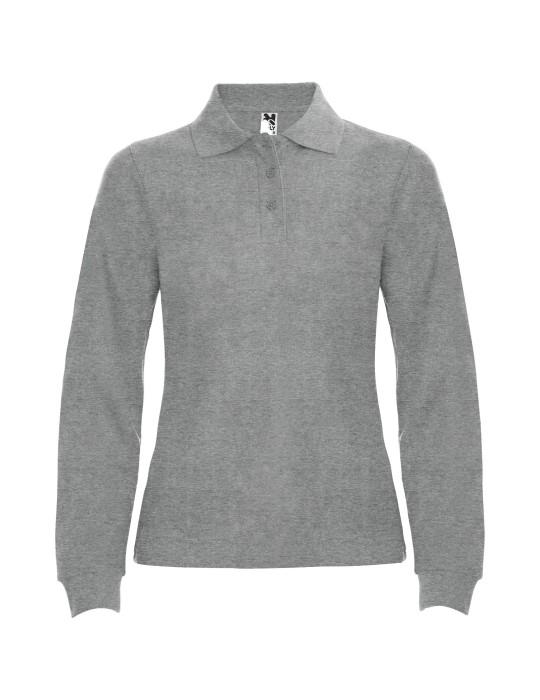 Polo de 220 g/m² Estrella à manches longues pour femme
