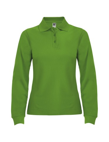 Polo de 220 g/m² Estrella à manches longues pour femme