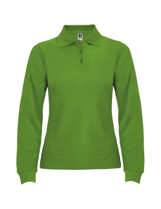 Polo de 220 g/m² Estrella à manches longues pour femme