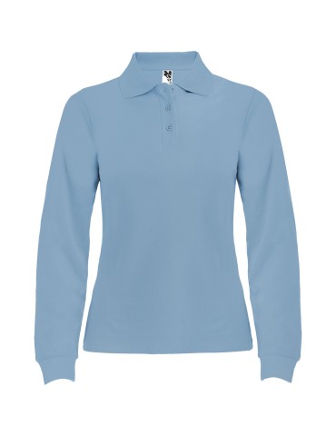Polo de 220 g/m² Estrella à manches longues pour femme