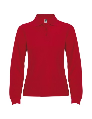 Polo de 220 g/m² Estrella à manches longues pour femme