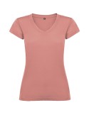 T-shirt de 155 g/m² Victoria à col en V et manches courtes pour femme