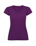 T-shirt de 155 g/m² Victoria à col en V et manches courtes pour femme