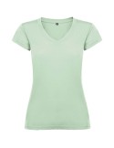 T-shirt de 155 g/m² Victoria à col en V et manches courtes pour femme