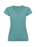 T-shirt de 155 g/m² Victoria à col en V et manches courtes pour femme