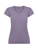 T-shirt de 155 g/m² Victoria à col en V et manches courtes pour femme