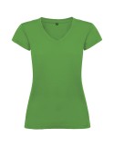 T-shirt de 155 g/m² Victoria à col en V et manches courtes pour femme