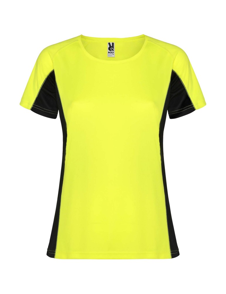 T-shirt de sport de 140 g/m² Shanghai à manches courtes pour femme