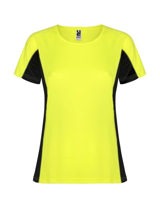 T-shirt de sport de 140 g/m² Shanghai à manches courtes pour femme