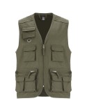 Gilet de travail multi-poches à col en V Venera de 200 g/m2