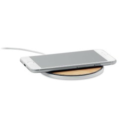 Chargeur sans fil  10W en bambou - DESPAD Matières : ABS Couleurs : bois cadeau entreprise pas cher