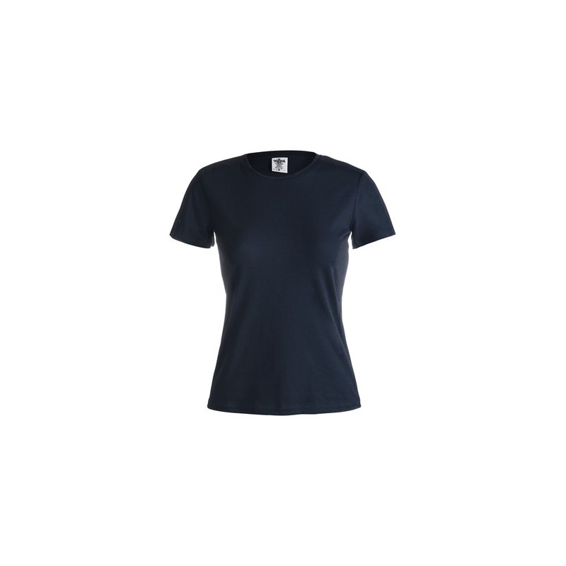 T-Shirt Femme Couleur Éco-responsable WCS150 "Keya" Matières : coton Taille textile : L Couleurs : bleu marine foncé goodies pub