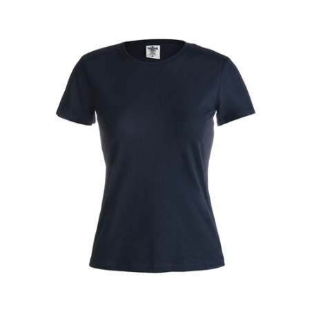 T-Shirt Femme Couleur Éco-responsable WCS150 "Keya" Matières : coton Taille textile : L Couleurs : bleu marine foncé goodies pub
