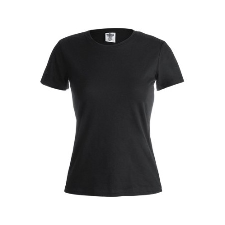 T-Shirt Femme Couleur Éco-responsable WCS150 "Keya" Matières : coton Taille textile : L Couleurs : bleu marine foncé goodies pub