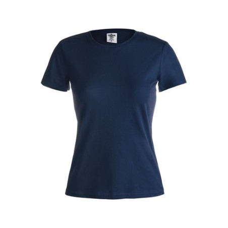 T-Shirt Femme Couleur Éco-responsable WCS150 "Keya" Matières : coton Taille textile : L Couleurs : bleu marine foncé goodies pub