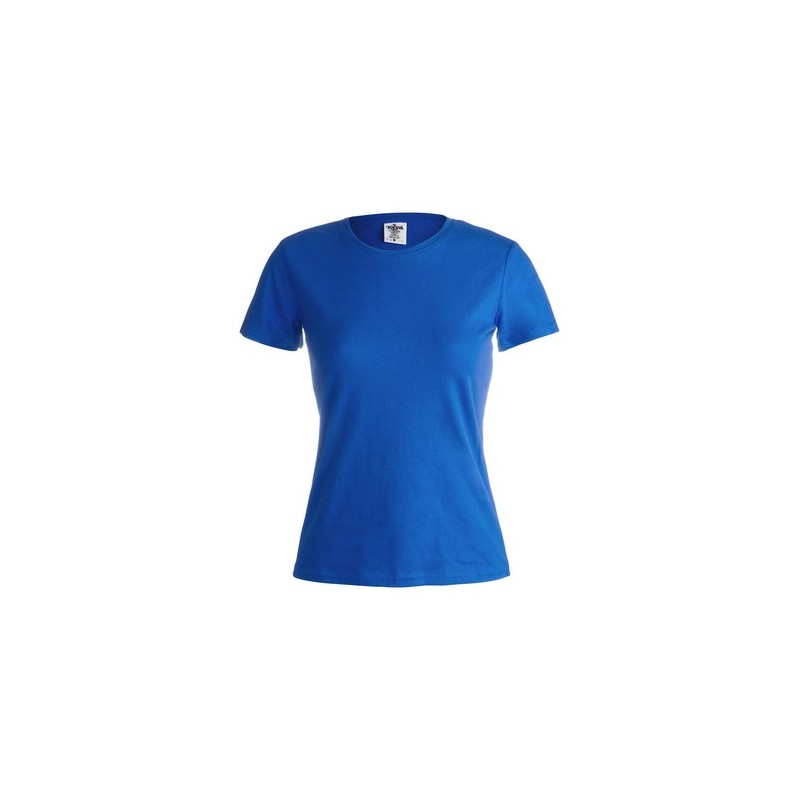 T-Shirt Femme Couleur Éco-responsable WCS150 "Keya" Matières : coton Taille textile : L Couleurs : bleu marine foncé goodies pub