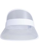 Casquette visière transparente PVC goodies festif | Bright
