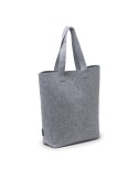 Sac en feutre recyclé gris, objet publicitaire | Safira