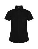 Chemise femme manches courtes brodée logo entreprise | Sofia