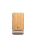 Chargeur sans fil bambou 15 W, goodies high-tech | Vini