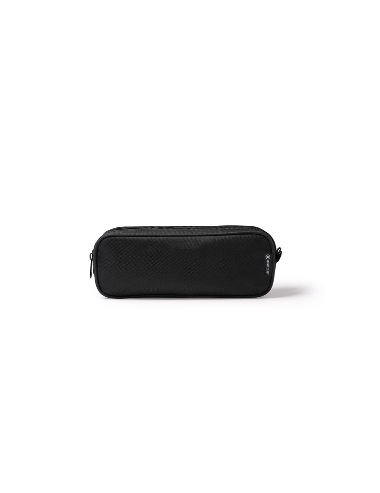 Trousse en RPET à double compartiment, logo imprimé | Dilu