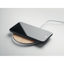 Chargeur sans fil  10W en bambou - DESPAD Matières : ABS Couleurs : bois marquage laser ultra précis