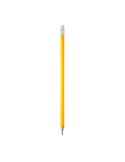 Crayon publicitaire rond en bois avec gomme COUVET