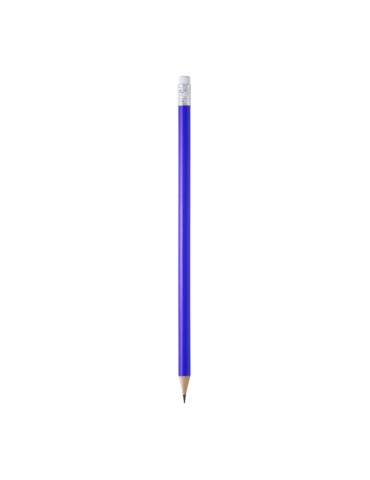 Crayon publicitaire rond en bois avec gomme COUVET