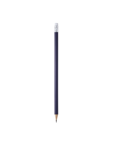 Crayon publicitaire rond en bois avec gomme COUVET