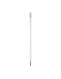 Crayon publicitaire rond en bois avec gomme COUVET