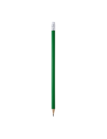 Crayon publicitaire rond en bois avec gomme COUVET