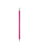 Crayon publicitaire rond en bois avec gomme COUVET