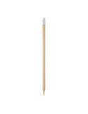 Crayon publicitaire rond en bois avec gomme COUVET