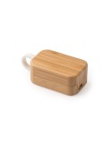 Casque sans fil publicitaire étui bambou, goodies | Blues