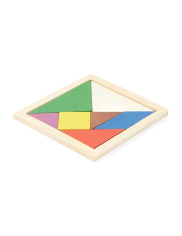 Puzzle Tangram en bois, cadeau d'entreprise | Leis