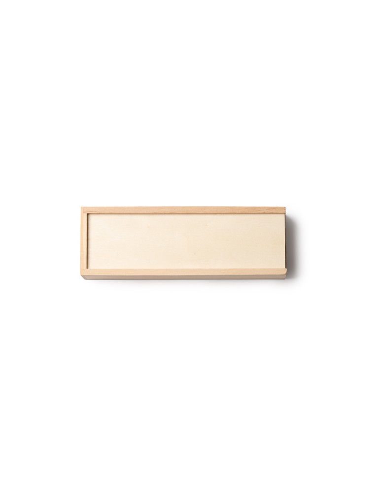 Jeu de dominos en bois 28 pièces, marquage logo | Buelix