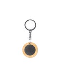 Porte-clés bambou gravé laser, goodies entreprise | Kraus