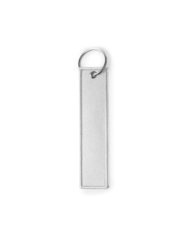 Porte-clés personnalisé rectangulaire en RPET TOMCAT