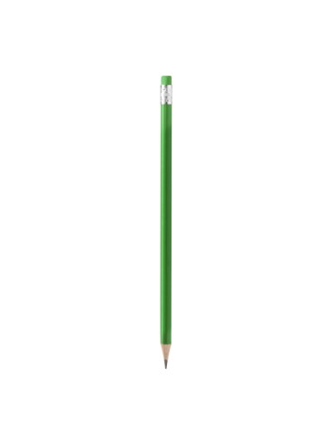 Crayon publicitaire en bois avec gomme assortie TRALEM