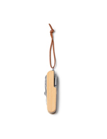 Couteau Suisse en bambou, goodies éco | Bintal