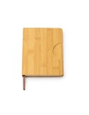 Carnet A5 en bambou avec signet, goodies entreprise | Ledo
